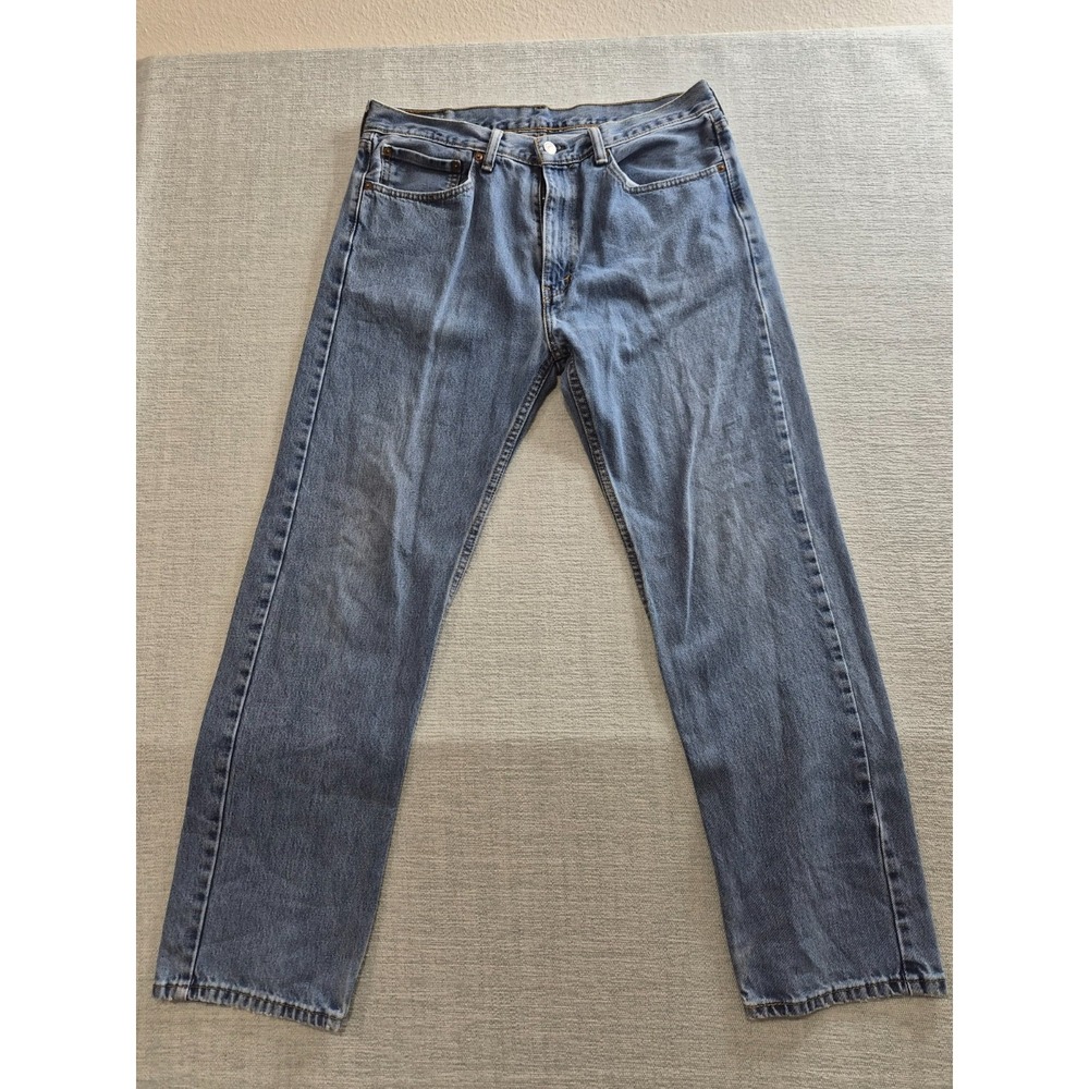 Levi's 550 Jeans Mens 36x32 Blue Denim Cotton Straight Leg Outdoor Street Wear
